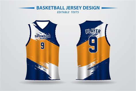 Adult Basketball Jersey Template