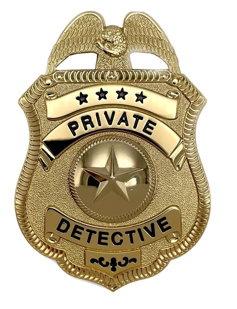 Adult Detective Badge