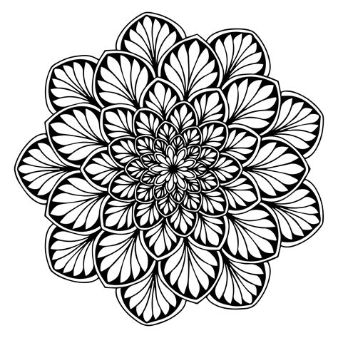 Adult Mandala Coloring Pages