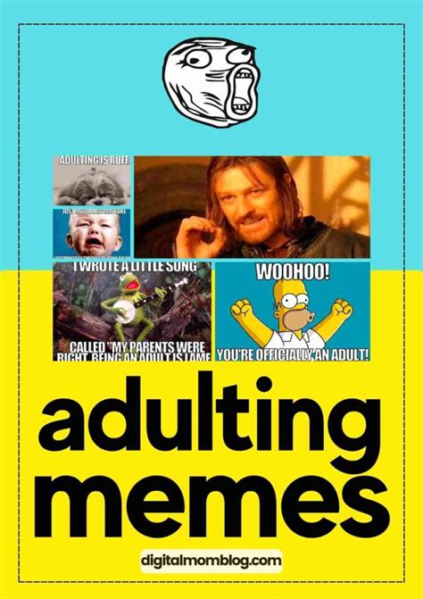 Adulting Meme Template