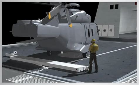 Advanced aircraft handling system on the Elizabeth Class Aircraft Carrier