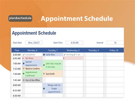 Advanced Appointment Scheduling Template