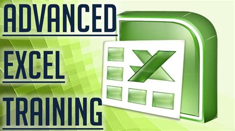 Advanced Excel Training Manual