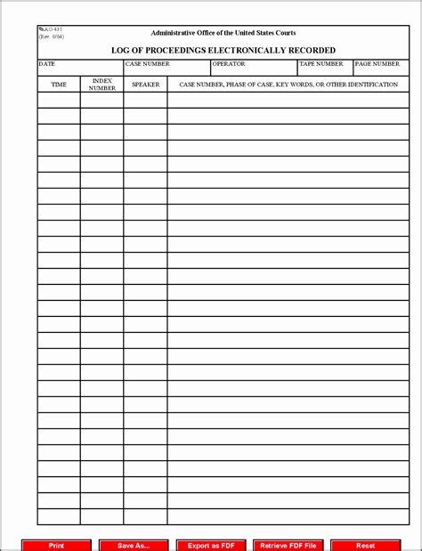 Advanced key log template