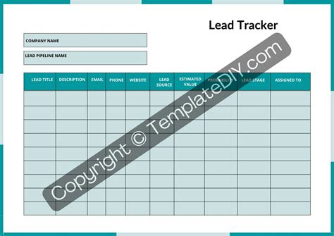 Advanced Lead Tracker Template