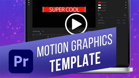 Advanced Techniques for Editing Motion Graphics Templates