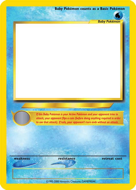 Advanced Pokémon Card Template