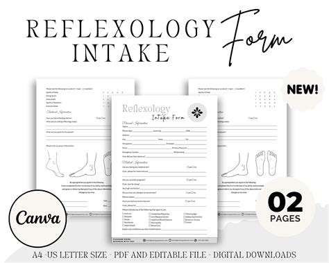 Advanced Reflexology Intake Form