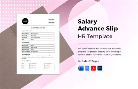 Advanced Salary Slip Template