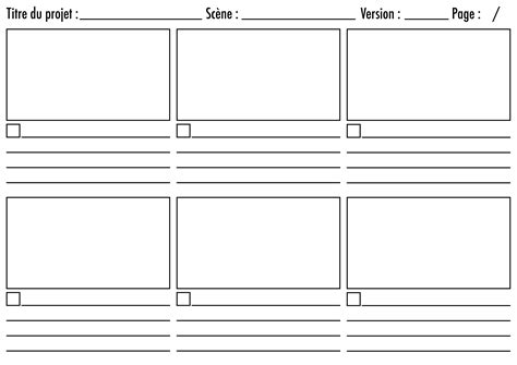 Advanced Storyboard Template