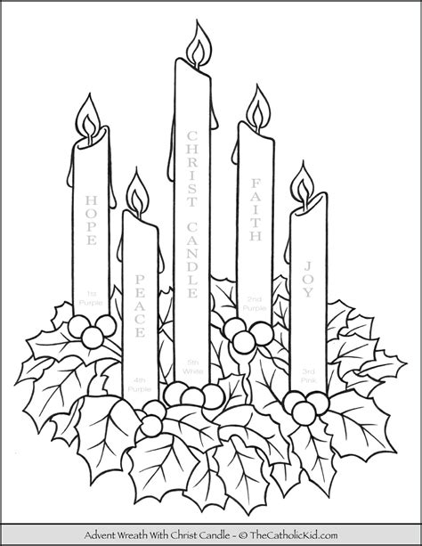 Advent Wreath Printable Gallery Image 2