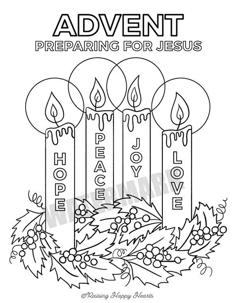 Advent Wreath Printable Gallery Image 3