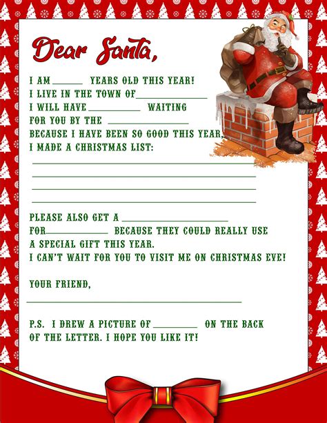 Adventure Santa Letter Template