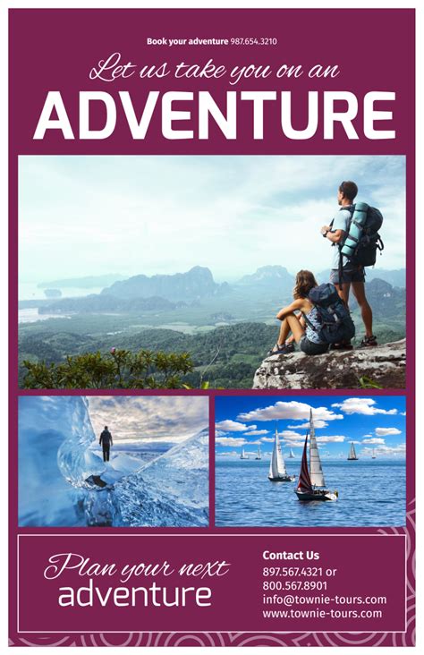 Adventure Travel Poster Template