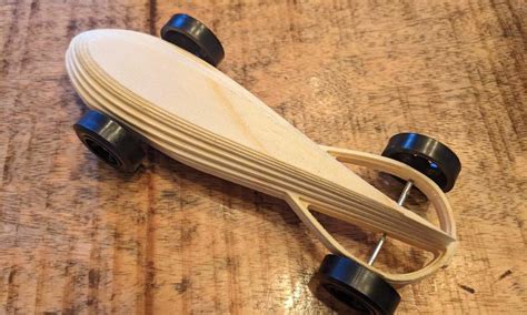 Aerodynamic Pinewood Derby Cars