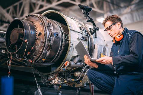 Aeronautical engineers working in a laboratory-based environment