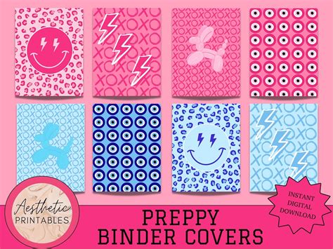 Aesthetic binder covers printable ideas