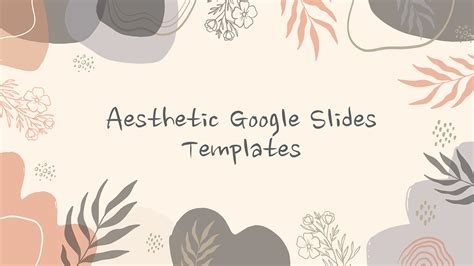 Aesthetic Google Slide Templates Benefits