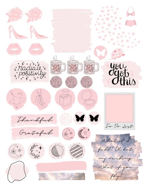 Aesthetic Journal Stickers