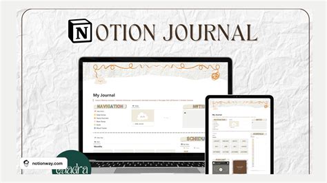 Aesthetic notion daily journal template 10