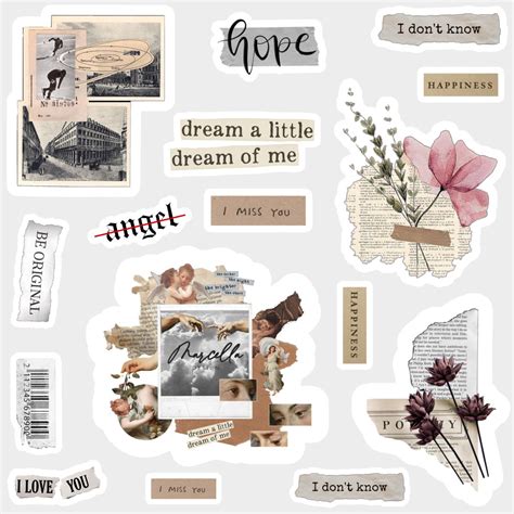 Aesthetic Printable Stickers