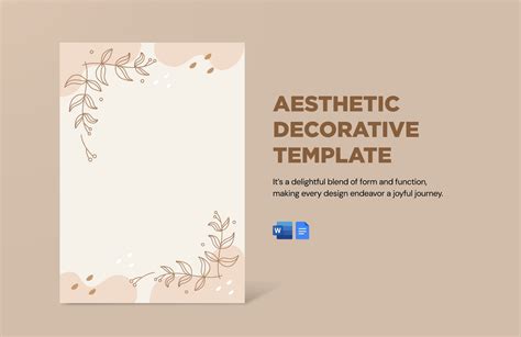 Aesthetic Template 1