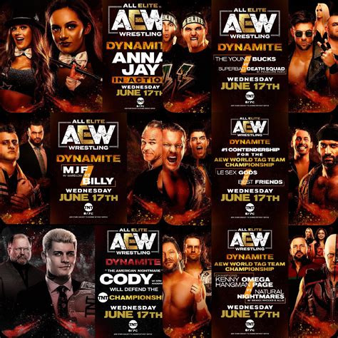 AEW Match Card Google Drawings Template