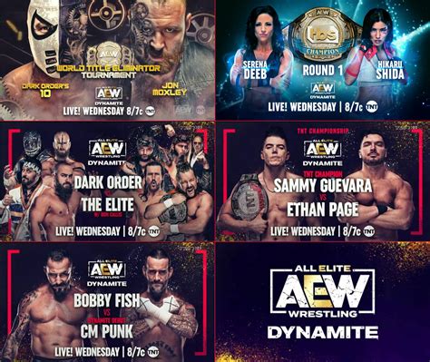 AEW Match Card Template 6