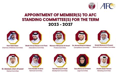 AFC Standing Committees