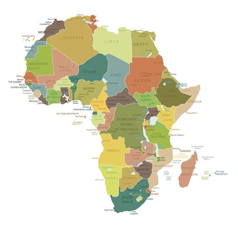 Africa Country Borders