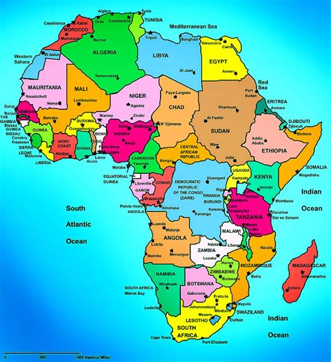 Africa Country Borders