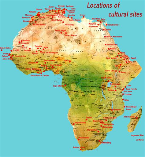 Africa Cultural Map