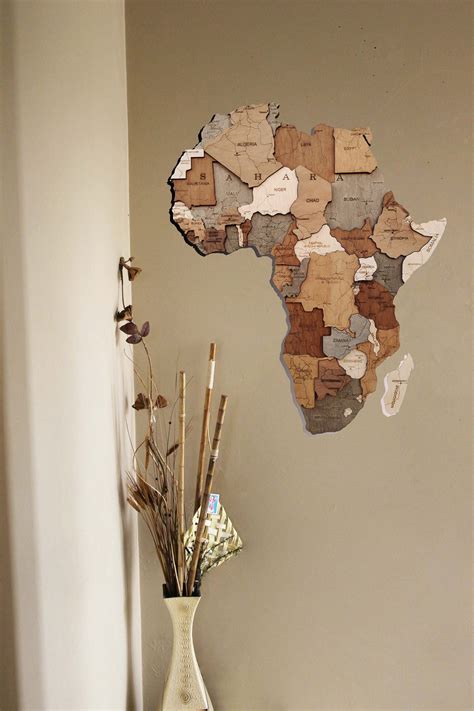 Africa Map for Decorative Purposes