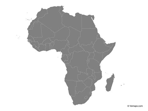 Africa Map Templates