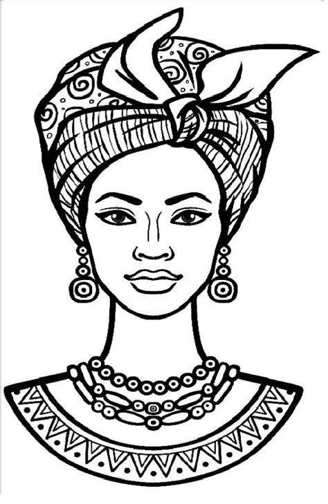 African American art coloring pages