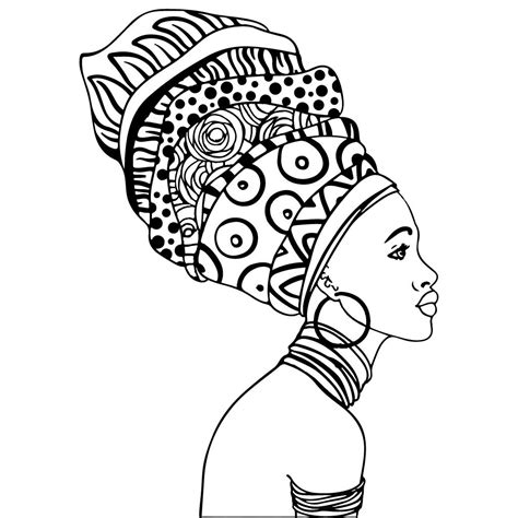 African American art coloring pages