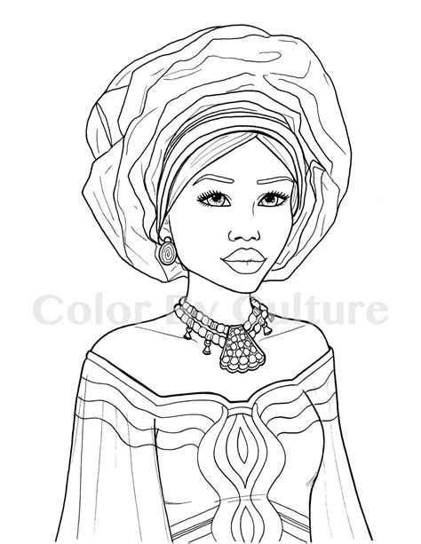 African American culture coloring pages