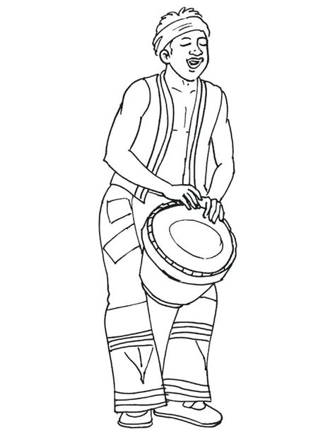 African American culture heritage coloring pages