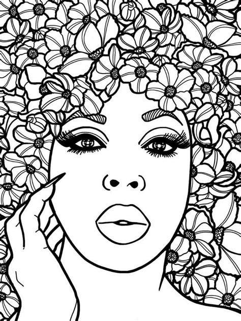 African American figures coloring pages