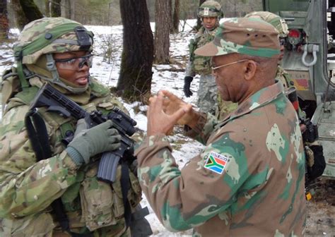 African militaries in training