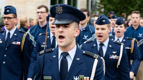 AFROTC students in uniform