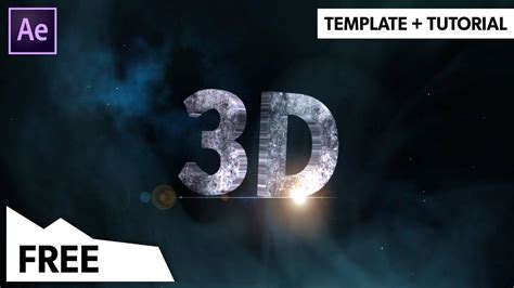 After Effects 3D Template Free