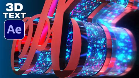 After Effects 3D text effects made easy