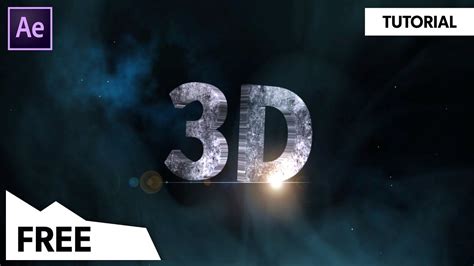 After Effects 3D Text Templates Free