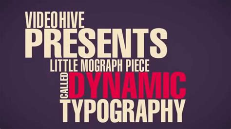 After Effects Background Template Kinetic Typography