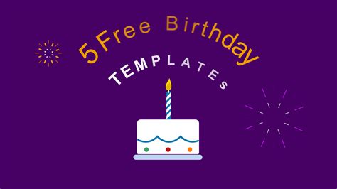 After Effects Birthday Template Free Download