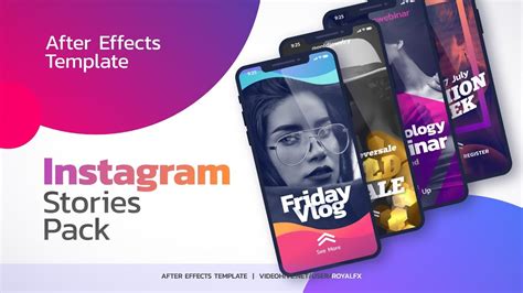 After Effects Templates for Instagram Stories