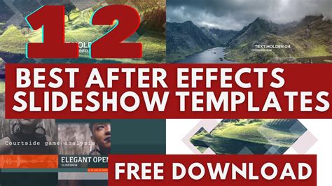 After Effects Slideshow Template