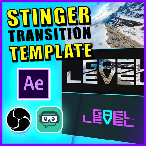 After Effects Stinger Transition Template Design