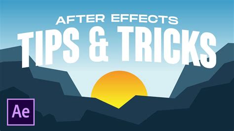 After Effects Tips